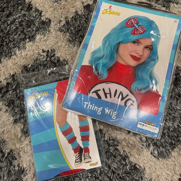 Spirit Other - Dr. Seuss Thing Women’s Wig and Socks Set